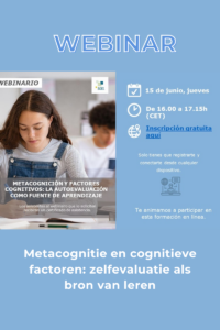 Webinar – Metacognitie en cognitieve factoren: zelfevaluatie als bron van leren
