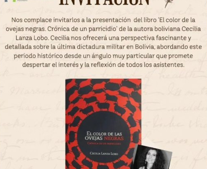 Boekpresentatie “El color de las ovejas negras”