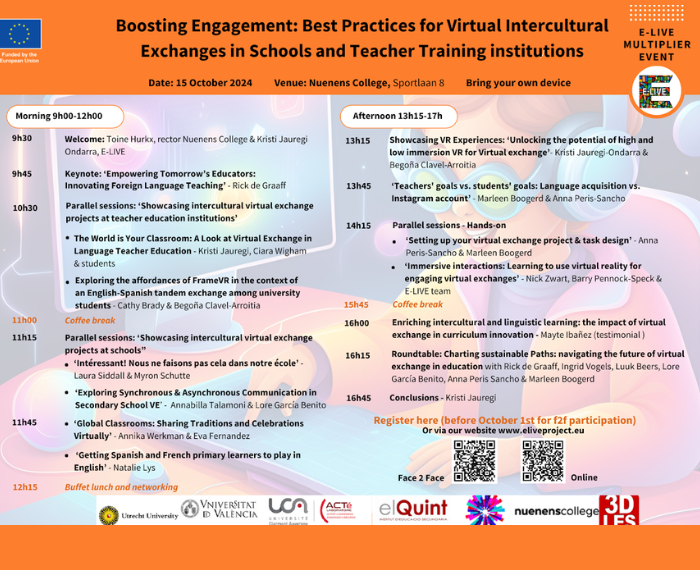 Conferentie: Best Practices for Virtual Intercultural Exchanges in Schools and Teacher Training institutions